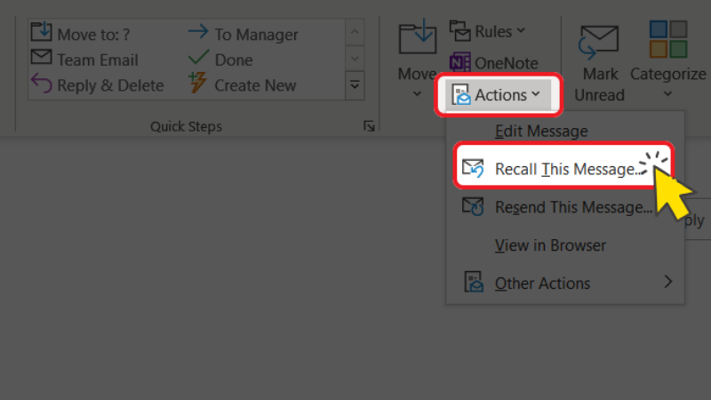 Bắt đầu quá trình thu hồi