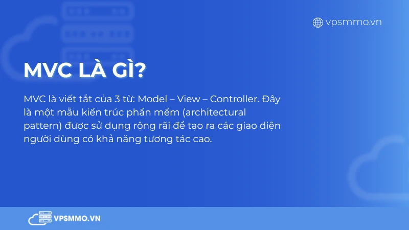 Khái niệm Model - View - Controller (MVC)