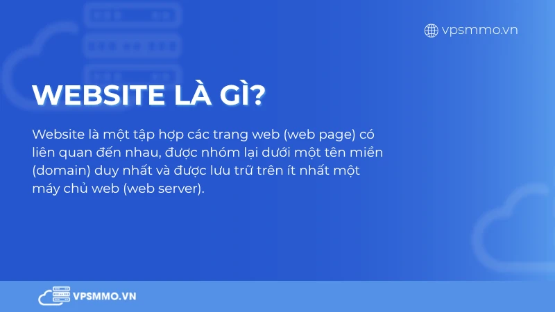 Khái niệm website là gì?