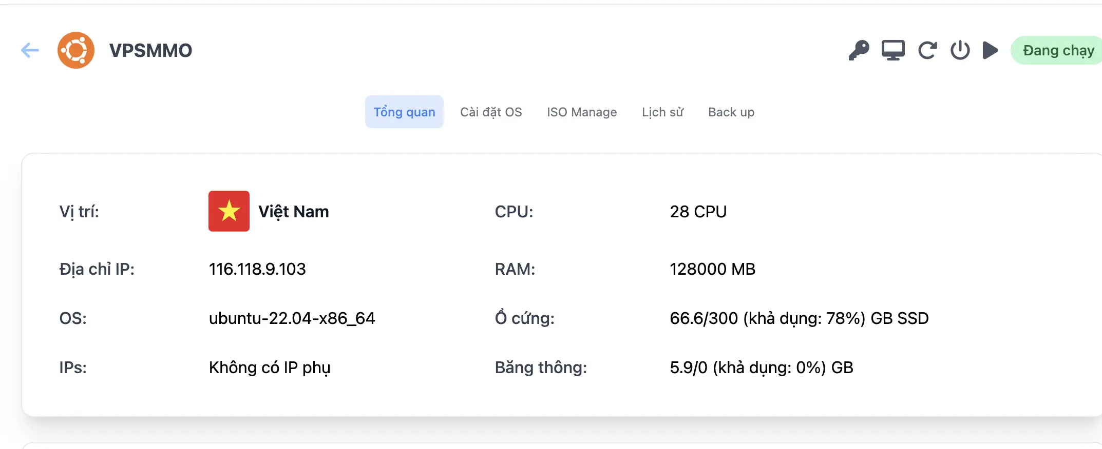 Portal Quản trị tự dộng VPSMMO
