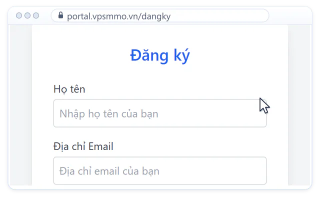 Đăng ký tài khoản Portal